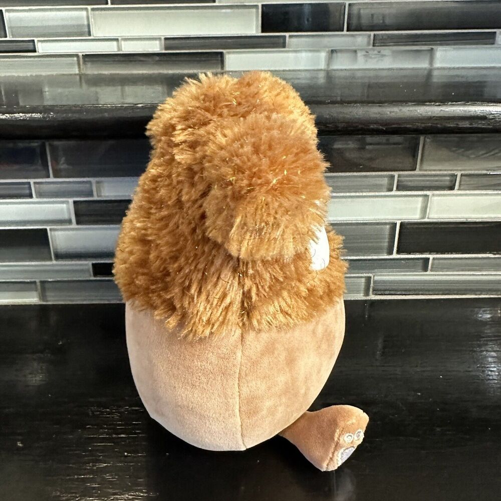 Kelly Toy Squishmallow Benny Bigfoot 7.5” Exclusive Gold Sparkle Hair BNWT New - Picture 5 of 6
